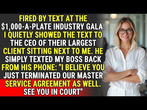 Fired by Text at the Gala? I Triggered Their $38M Legal Collapse. ♟️ | #CorporateEndgame thumbnail