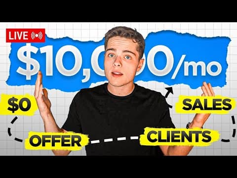 FREE 5 Hour AI Agency Course For Beginners | $0 - $10k/mo in 90 Days thumbnail