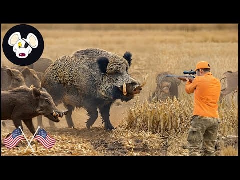 Texas Farm Wild Boar Hunting - What Wild Boars Are Doing To Texas Corn Fields thumbnail