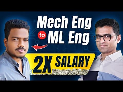 Mechanical Engineer to Deep Learning Engineer with 2X Salary! thumbnail
