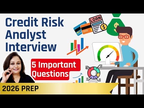 5 Basic Credit Risk Analyst Interview Questions in 2026 ✅ | Risk Management Interview Questions thumbnail