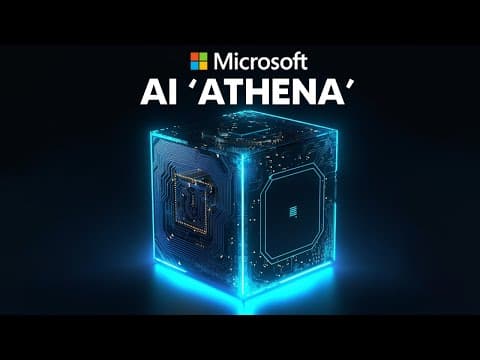 Why Is Microsoft Developing Its Own AI Chip Athena? thumbnail