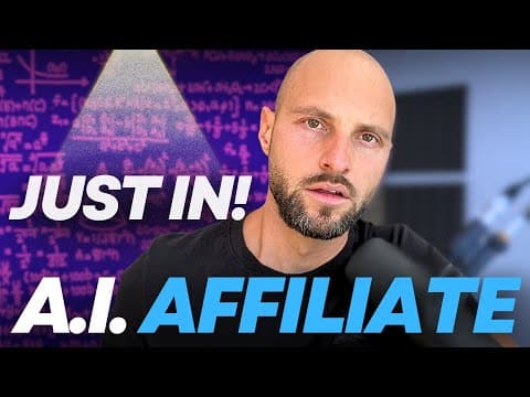 AI is Breaking Affiliate Marketing (5 WAYS to Make Money) thumbnail