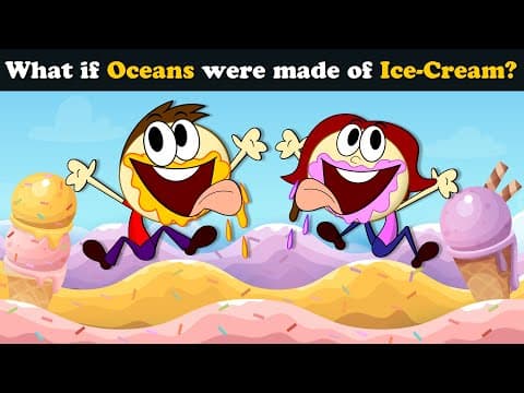 What if Oceans were made of Ice-Cream? + more videos | #aumsum #kids #science #education #whatif thumbnail