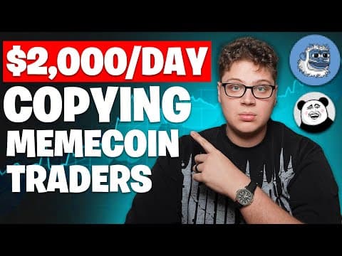 How To Make $2,000/Day Copying Memecoin Millionaires thumbnail