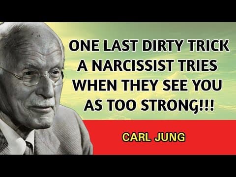 When a Narcissist Sees You as Too Strong, They’ll Try This One Last Dirty Trick | Carl Jung thumbnail