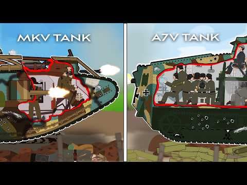British WWI Tank VS. German WWI Tank thumbnail