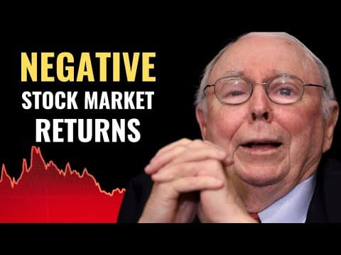 Charlie Munger's HUGE Warning of a “Lost Decade” for the Stock Market (2022-2032) thumbnail