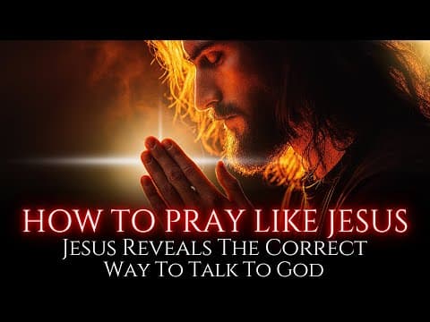 Learn to Pray Like JESUS 🙏 Why Your Prayers Aren’t Working thumbnail