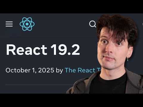 React 19.2 Dropped Early??? thumbnail