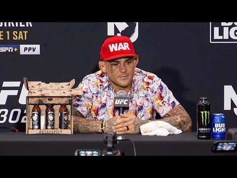 Dustin Poirier Post-Fight Press Conference | UFC 302 thumbnail