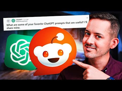 Best ChatGPT Prompt Ideas from Reddit: Why Didn't I Know This Sooner? @philpallen thumbnail