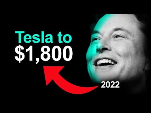 Will Tesla Stock Reach $1800 in 2022? thumbnail
