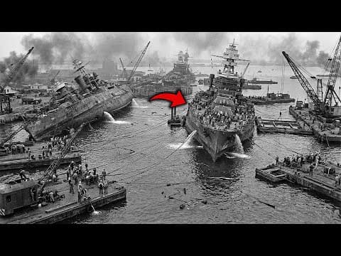 Japan Thought Pearl Harbor Was Destroyed — Until U.S Salvage Teams Fixed It In Record Time thumbnail