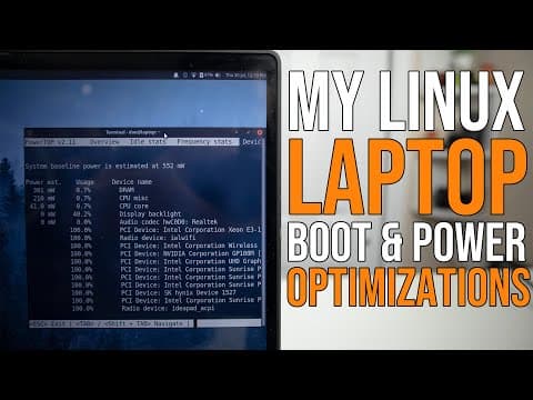 How to Optimize Boot Speed and Battery Life on Linux Laptops thumbnail