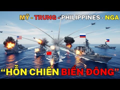 Mỹ – Trung – Philippines hỗn chiến dữ dội ở Biển Đông, Nga bất ngờ nhảy vào đảo chiều cục diện! thumbnail