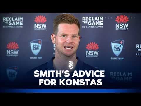 ‘How proud I was of him’ Smith reveals Marnus text, and his advice to Sam Konstas | Fox Cricket thumbnail