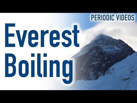 What Happens to Water's Boiling Point at High Altitudes? thumbnail
