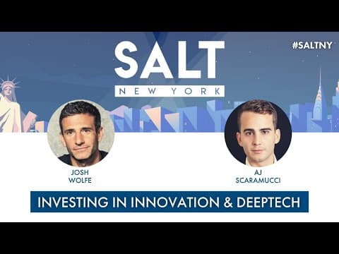 Investing in Innovation & Deeptech with Josh Wolfe | #𝐒𝐀𝐋𝐓𝐍𝐘 thumbnail