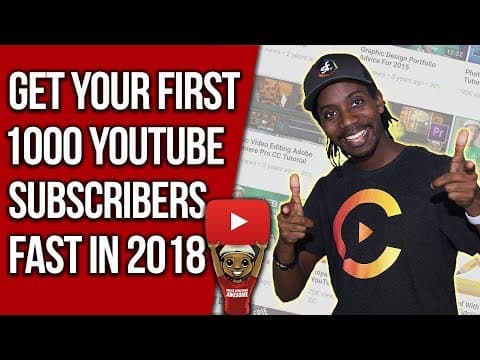HOW TO GET YOUR FIRST 1000 YOUTUBE SUBSCRIBERS FAST! thumbnail