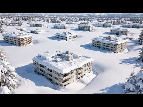 Snow piles up to 6 meters in Russia! Blizzard continues in Kamchatka, buildings disappear thumbnail