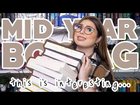 the mid year freak out book tag, where i do indeed, freak out😫 thumbnail