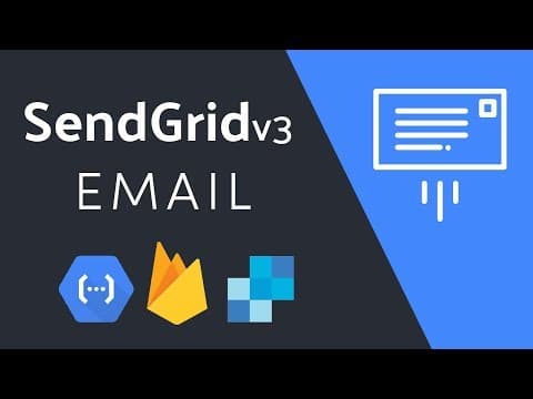 SendGrid Transactional Email via a Firestore Cloud Function thumbnail