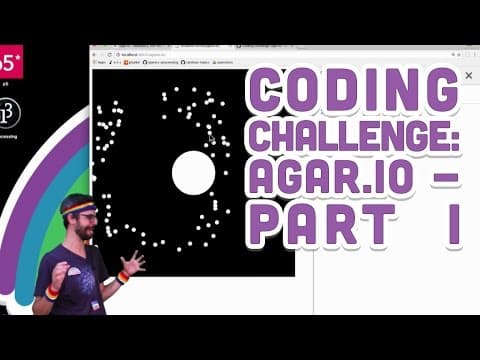 Coding Challenge #32.1: Agar.io - Part 1 (Basic Game Mechanics) thumbnail