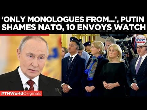 DIPLOMATIC TAKEDOWN: Putin Lectures Silent NATO Envoys in the Kremlin thumbnail