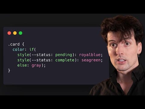 Falling in love with “if” in CSS (sorry Tailwind…) thumbnail