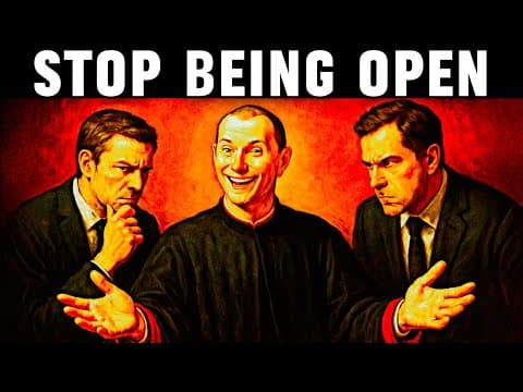 Stop Being Open, They're Secretly Reading You - Machiavelli’s Warning thumbnail