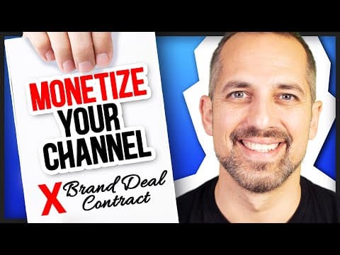The Perfect Brand Deal Contract Template || How to Get Sponsors on YouTube in 2021 thumbnail