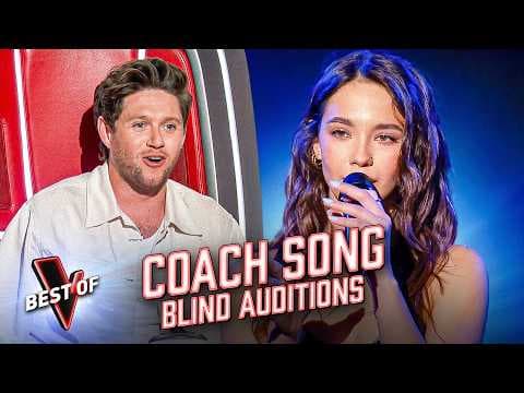 Coaches Surprised by Their OWN SONGS in the Blind Auditions of The Voice thumbnail