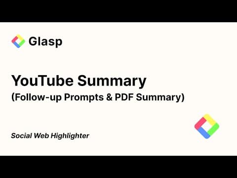 What Are the New Features of YouTube Summary? thumbnail