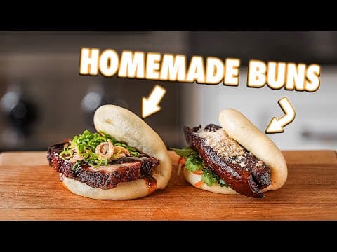 Perfect Homemade Pork Belly Bao Buns (2 Ways) thumbnail