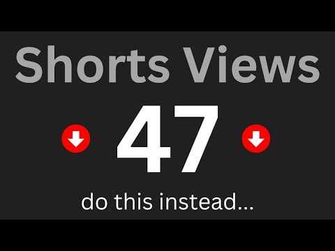 If your shorts get under 1,000 views... do this thumbnail
