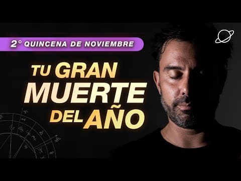 En Noviembre: El Final de tu Antigua Vida 🦂 | Tránsitos Astrología Psicológica Evolutiva thumbnail