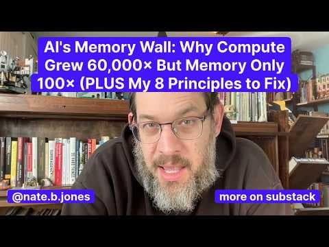 AI's Memory Wall: Why Compute Grew 60,000x But Memory Only 100x (PLUS My 8 Principles to Fix) thumbnail