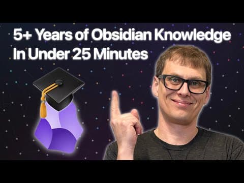 10 Essential PKM Lessons from Using Obsidian Every Day for 5+ Years thumbnail