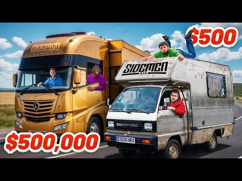 SIDEMEN $500,000 vs $500 MOBILE HOME ROAD TRIP thumbnail