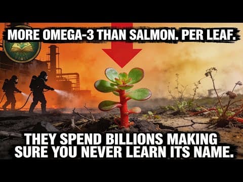 More Omega-3 Than Salmon Per Leaf. Why Is the World's Most Nutritious Plant Classified as a Weed? thumbnail