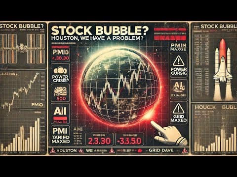 "Stock Bubble": Houston We Have a Problem thumbnail