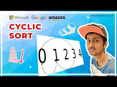 Cycle Sort - Amazon, Google, Microsoft Interview Questions thumbnail