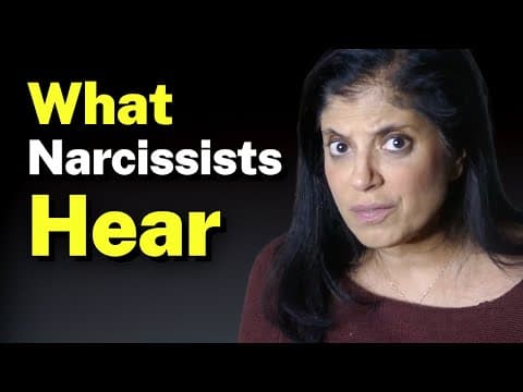 What the narcissist HEARS WHEN YOU TALK thumbnail