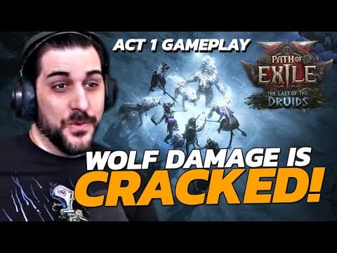 I'm DEFINITELY Starting out with WOLVES! - PoE 2 Druid Gameplay Preview React thumbnail