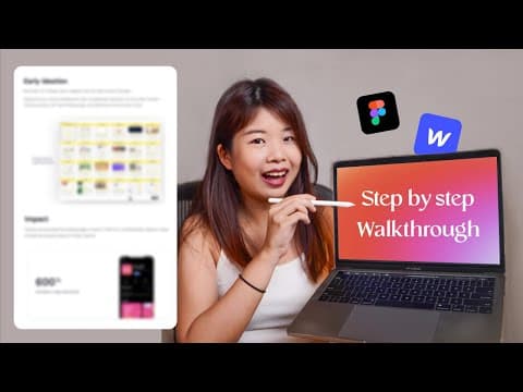 How to design your UI/UX case study | Portfolio tips + detailed walkthrough thumbnail