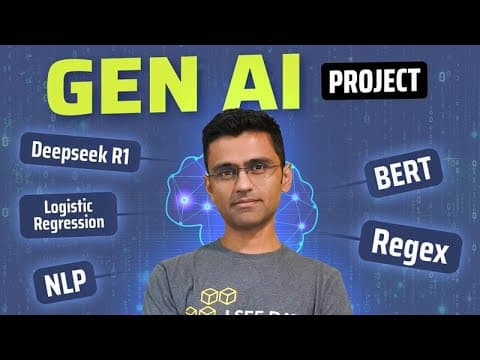 Gen AI Project | Log Classification System Using Deepseek R1 LLM, NLP, Regex, BERT thumbnail