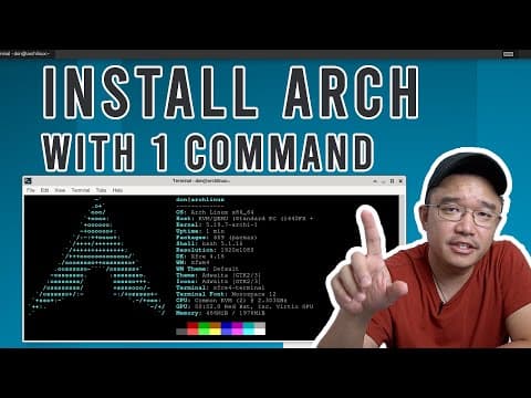 Conquer Your Fear of Installing Arch Linux With This Script thumbnail