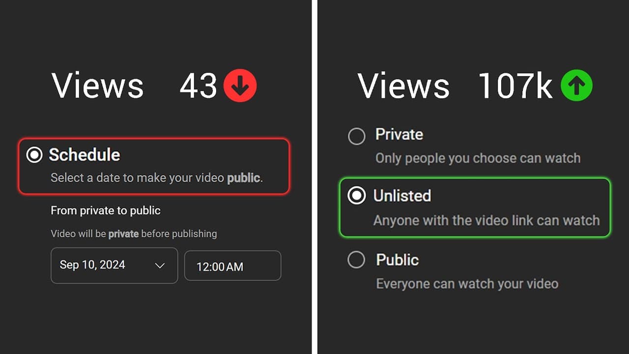 YouTube video player