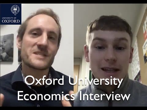 Oxford University Economics Interview! thumbnail
